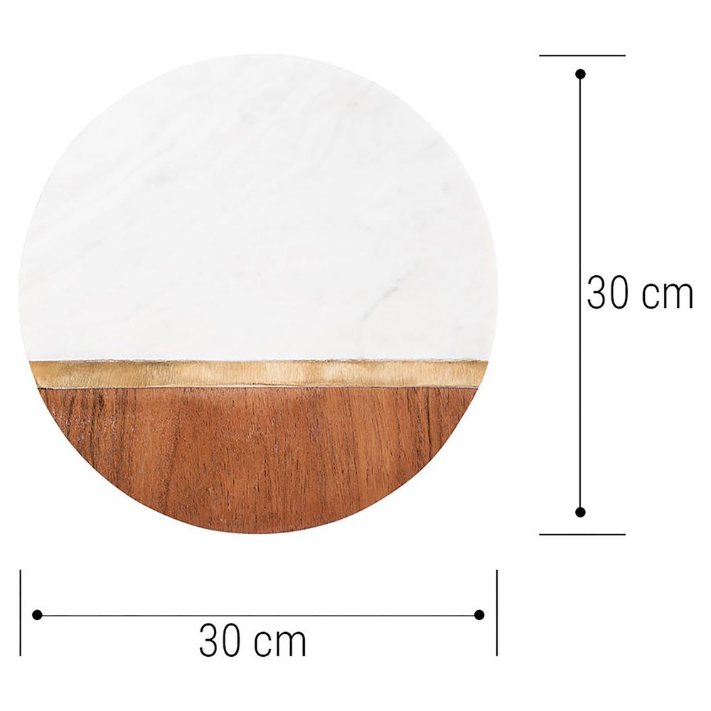 MARBLE KITCHEN Tác kulatý 30 cm (obrázek 3)