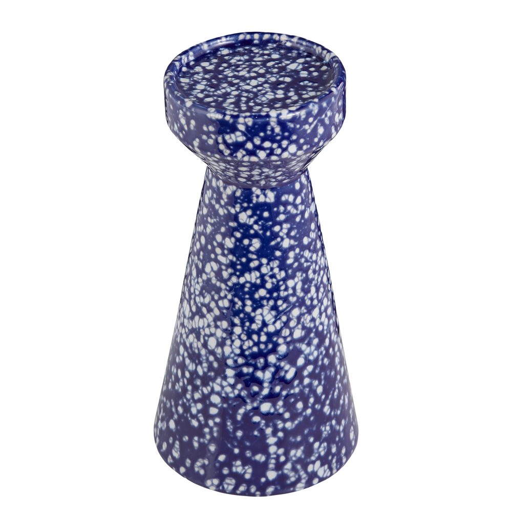 SPECKLE Stojan na sloupové svíčky 25 cm - tm. modrá (obrázek 3)