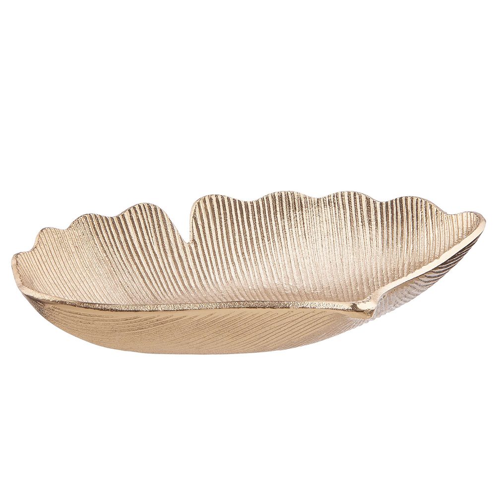 Fotografie GOLDEN NATURE Dekorační miska list gingko