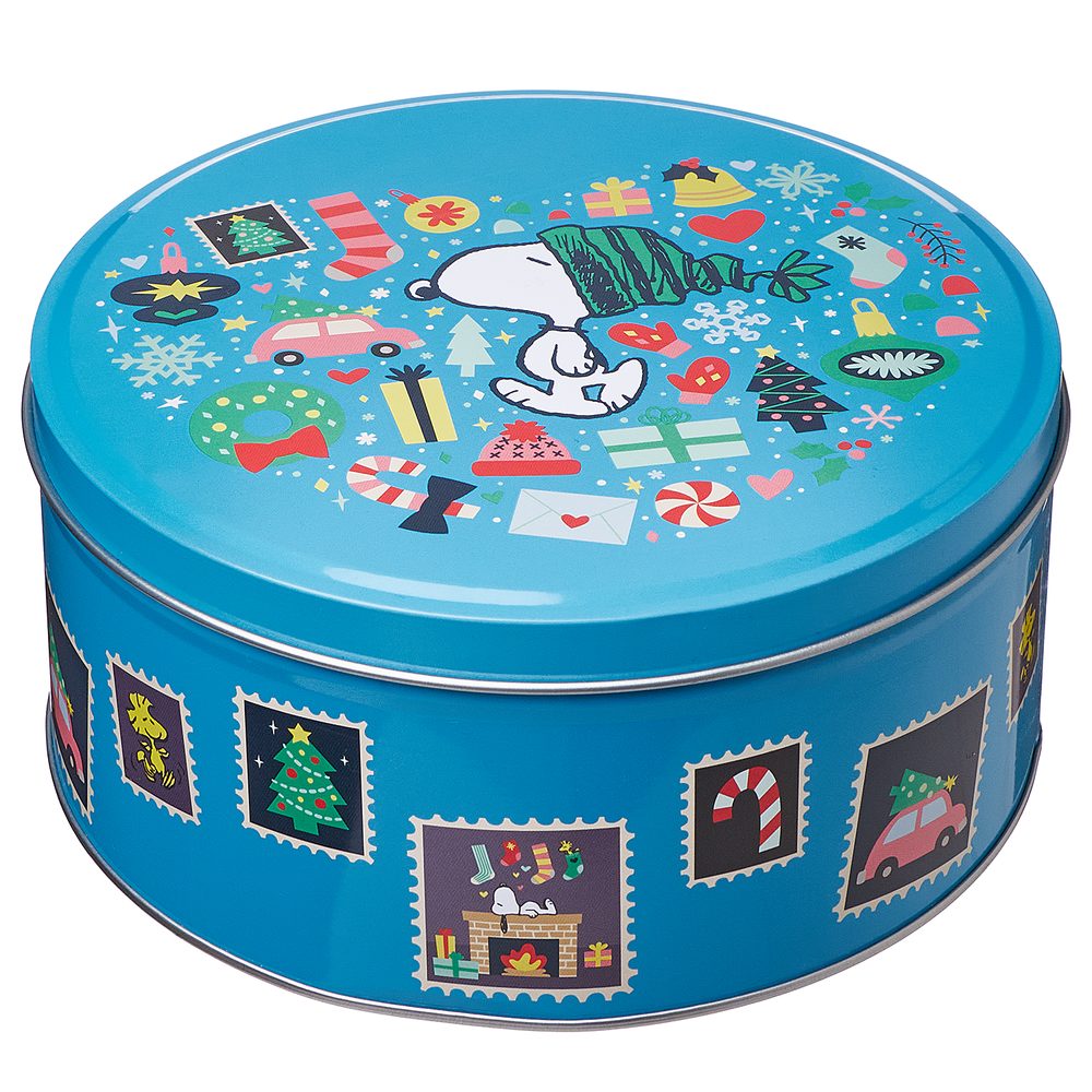 Fotografie PEANUTS Dóza kulatá Snoopyho Vánoce 16,7 cm