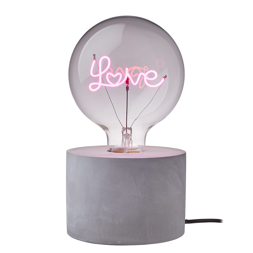 BRIGHT LIGHT LED Žárovka "Love" - růžová (obrázek 6)