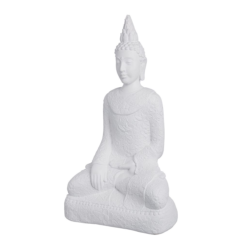 BUDDHA Soška 60 cm - bílá