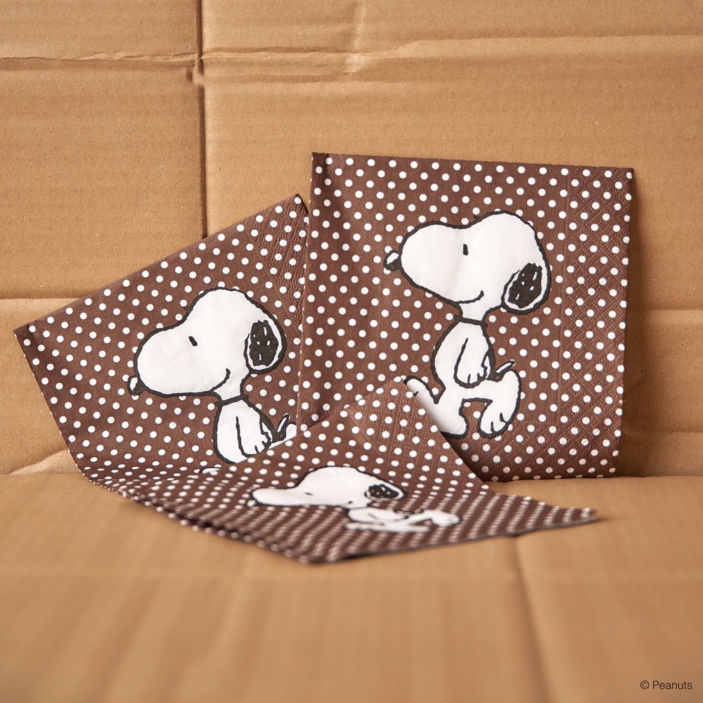PEANUTS Papírové ubrousky Snoopy