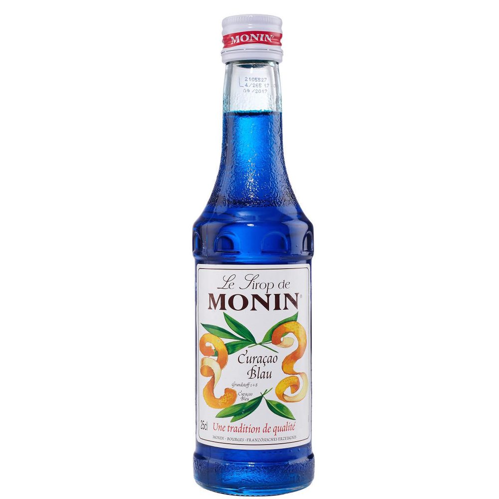 Levně MONIN Sirup Modré Curacao 0,25 l