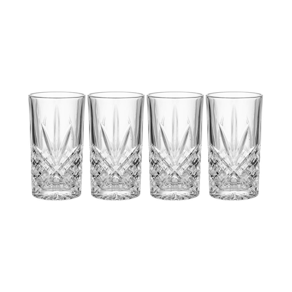 CRYSTAL CLUB Sada sklenic na long drink 330 ml set 4 ks