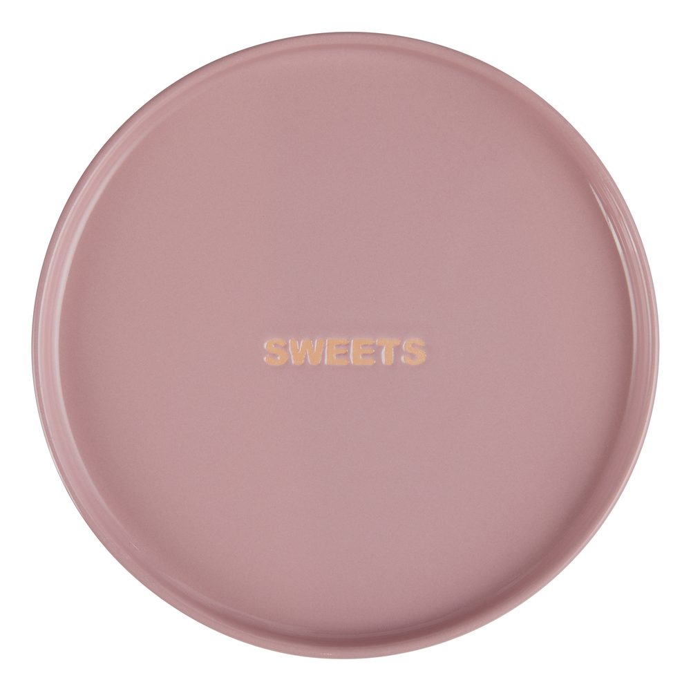GOOD VIBES Talíř "Sweets" 15 cm - fialová