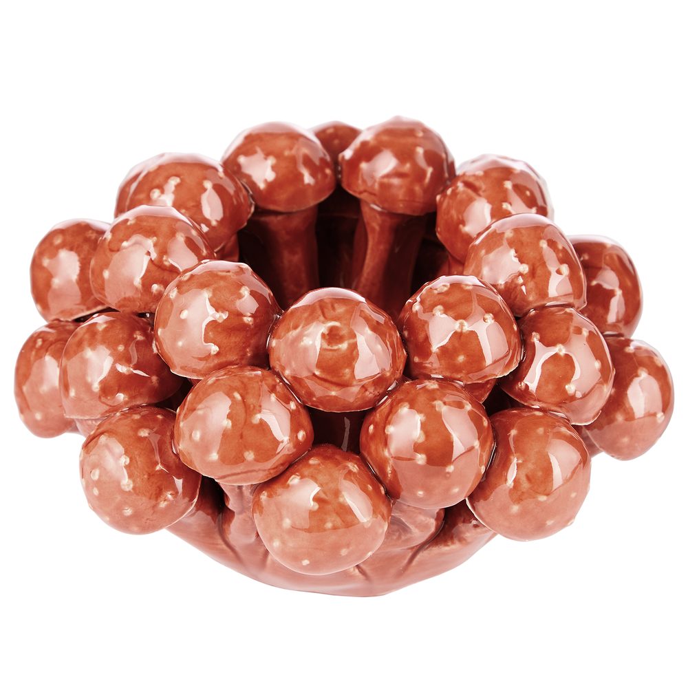 ENCHANTED FOREST Svícen na čajovou svíčku - hnědá