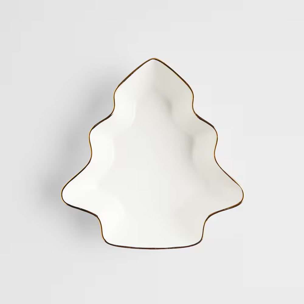 HOME & YOU Miska stromek 21 cm - bílá