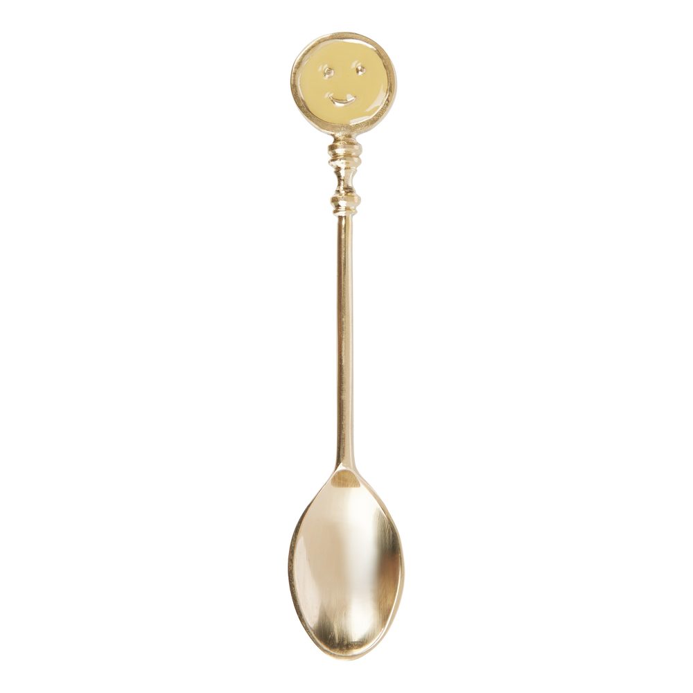 HAPPY SPOON Lžička smajlík - zlatá