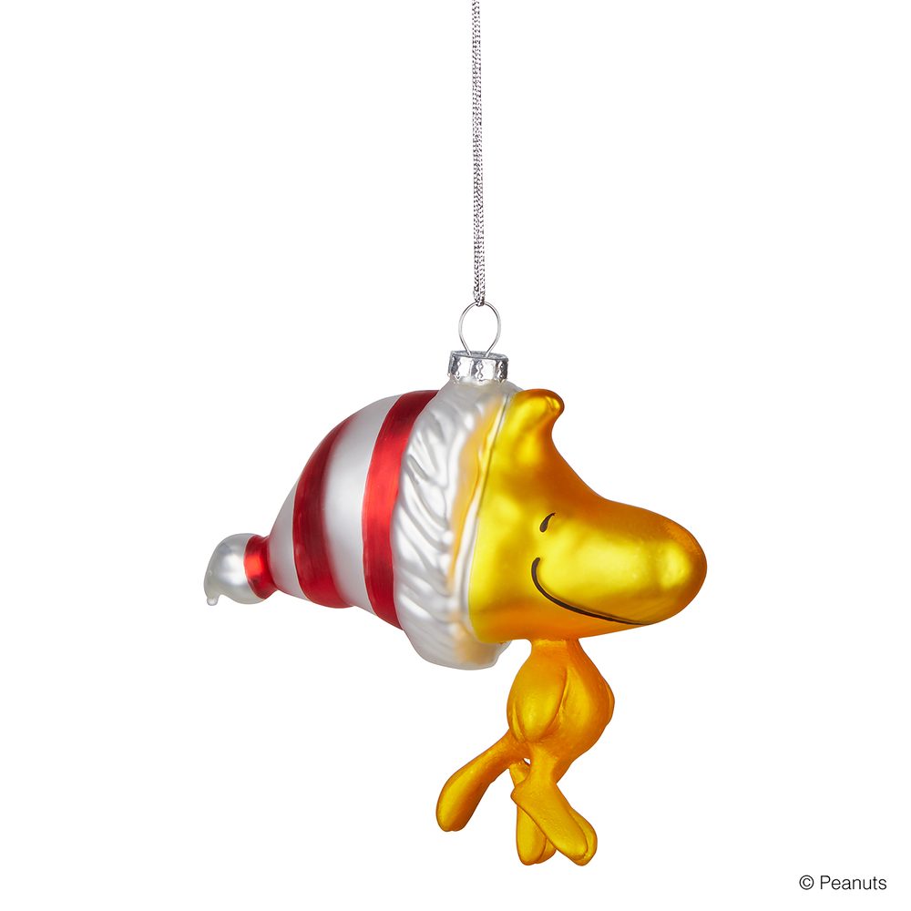 PEANUTS Skleněná ozdoba Woodstock