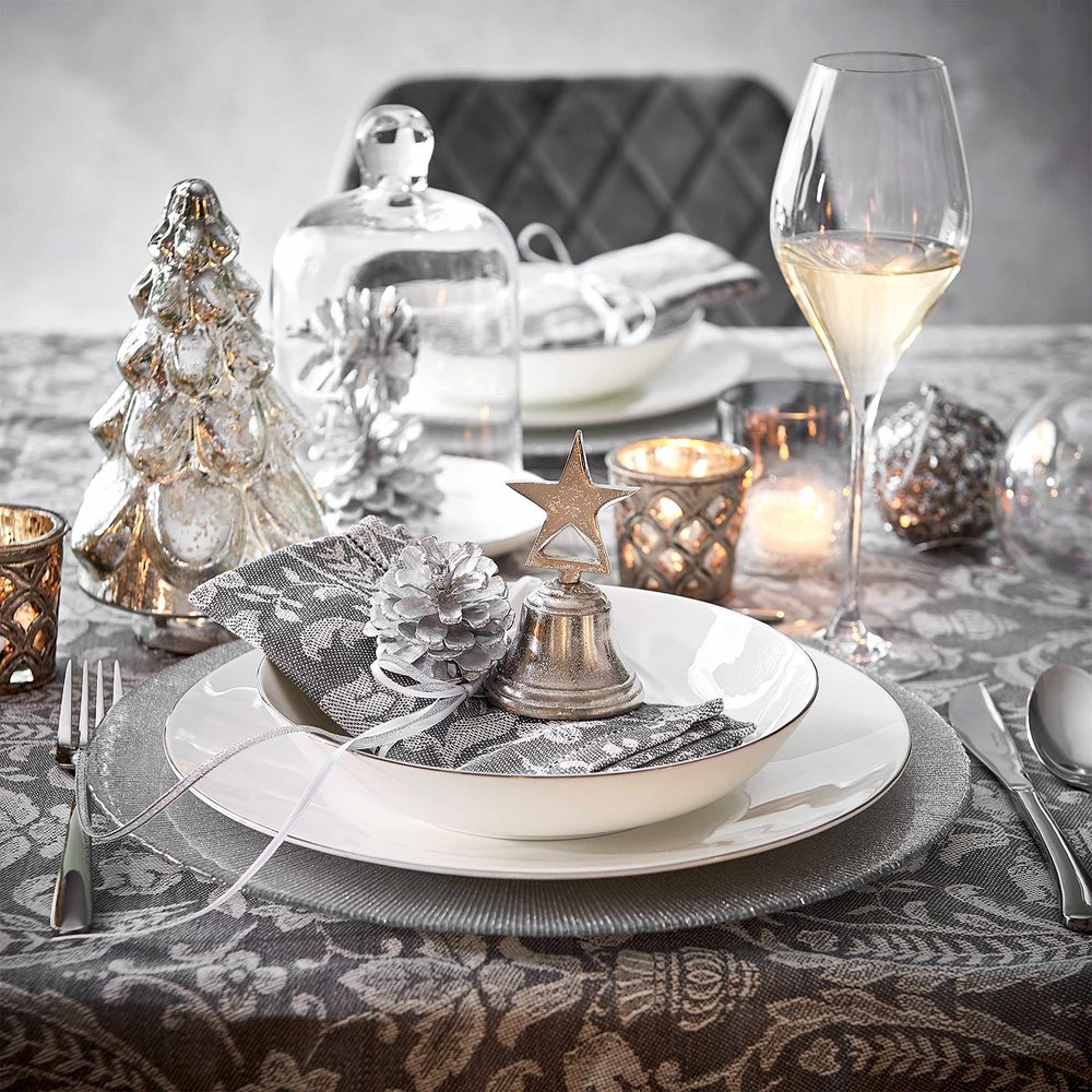 SILVER FOREST Dekorační stromek skleněný 19 cm (obrázek 5)