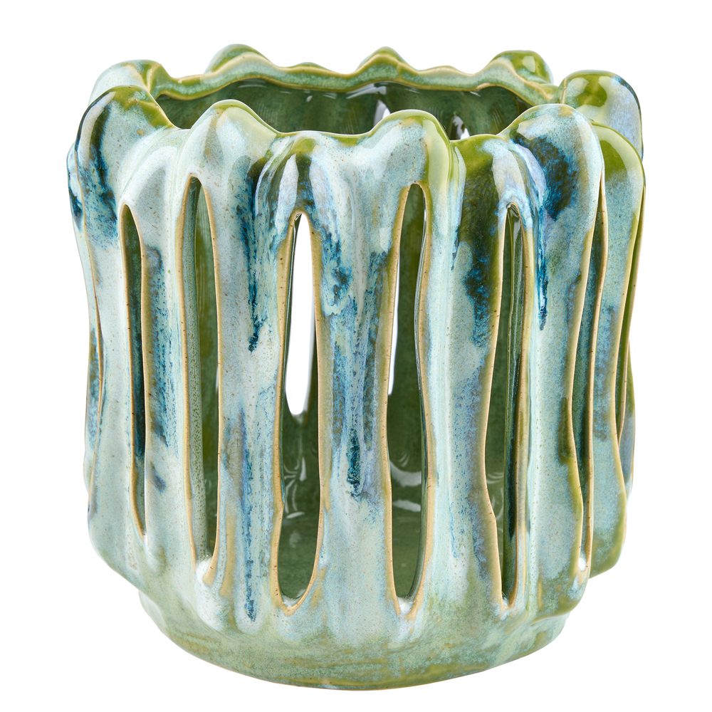 HAZY SHADES Lucerna 17 cm - zelená