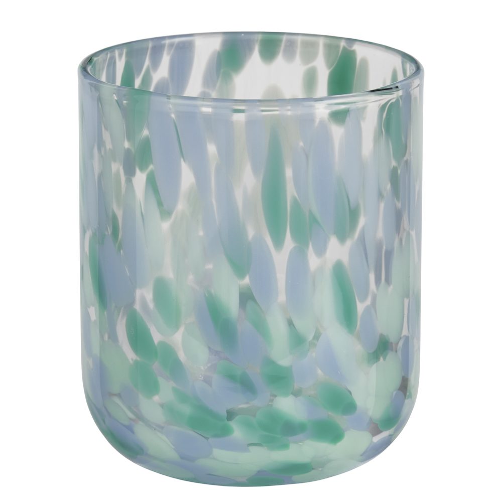 CONFETTI Sklenice 330 ml - tyrkysová