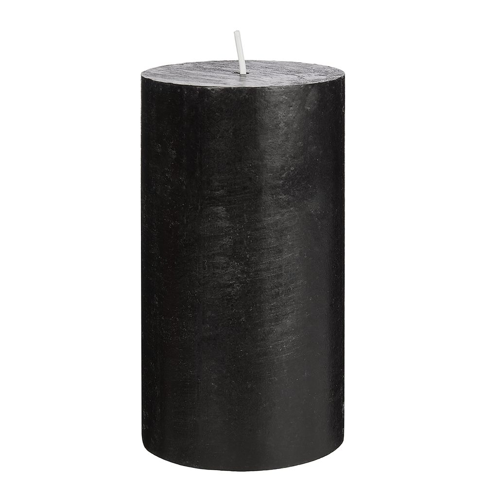 RUSTIC Svíčka 13 cm - černá