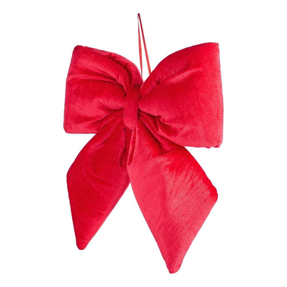 PRESENT Vyztužená mašle  30 cm - červená