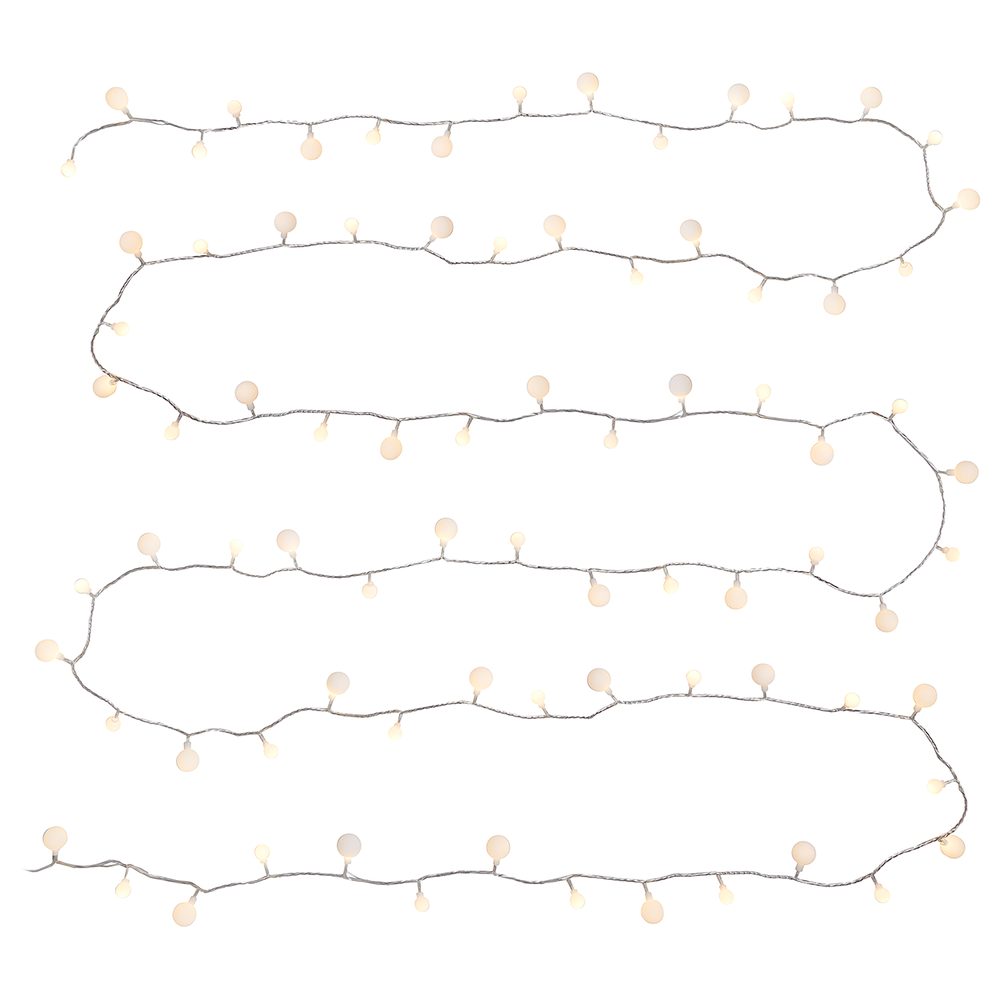 Fotografie SNOW BULBS Světelný řetěz venkovní se zástrčkou - bílá