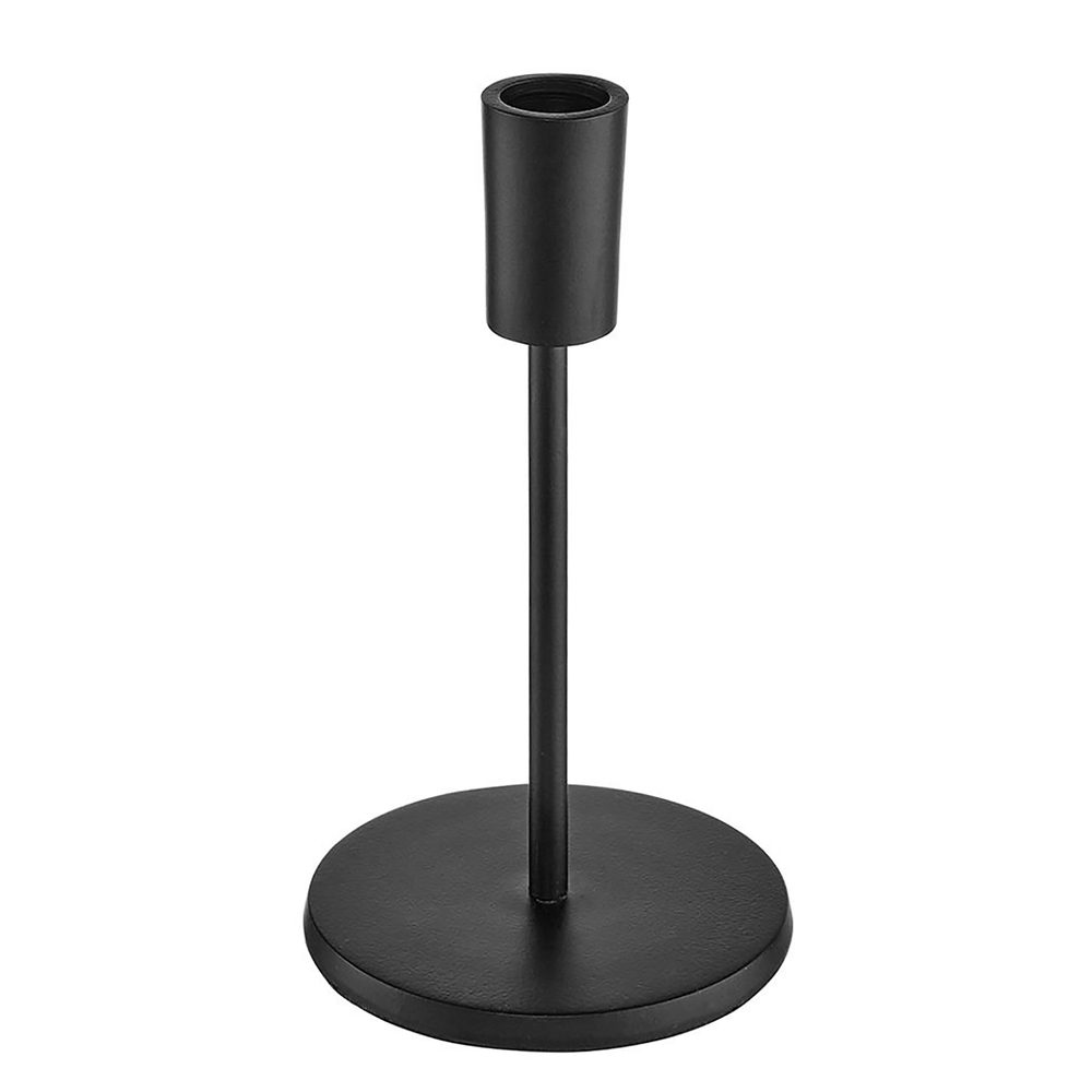 HIGHLIGHT Svícen kovový 19 cm - černá