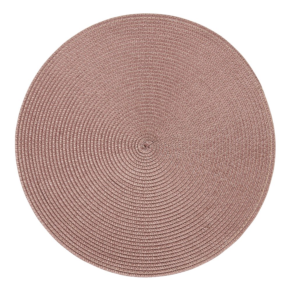 AMBIENTE Prostírání kulaté 38 cm - šedohnědá