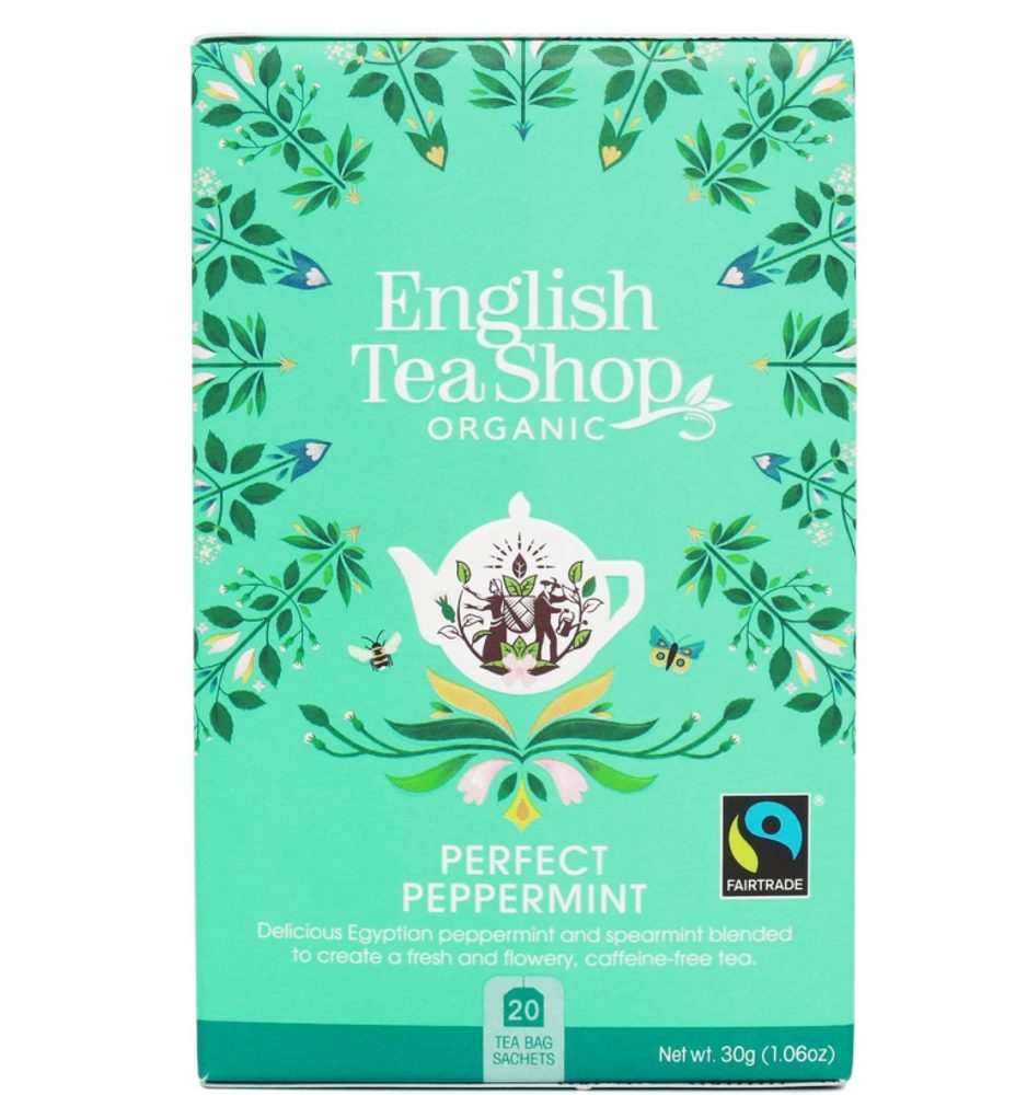 Fotografie ENGLISH TEA SHOP Bylinkový čaj "Perfektní máta" 20 ks