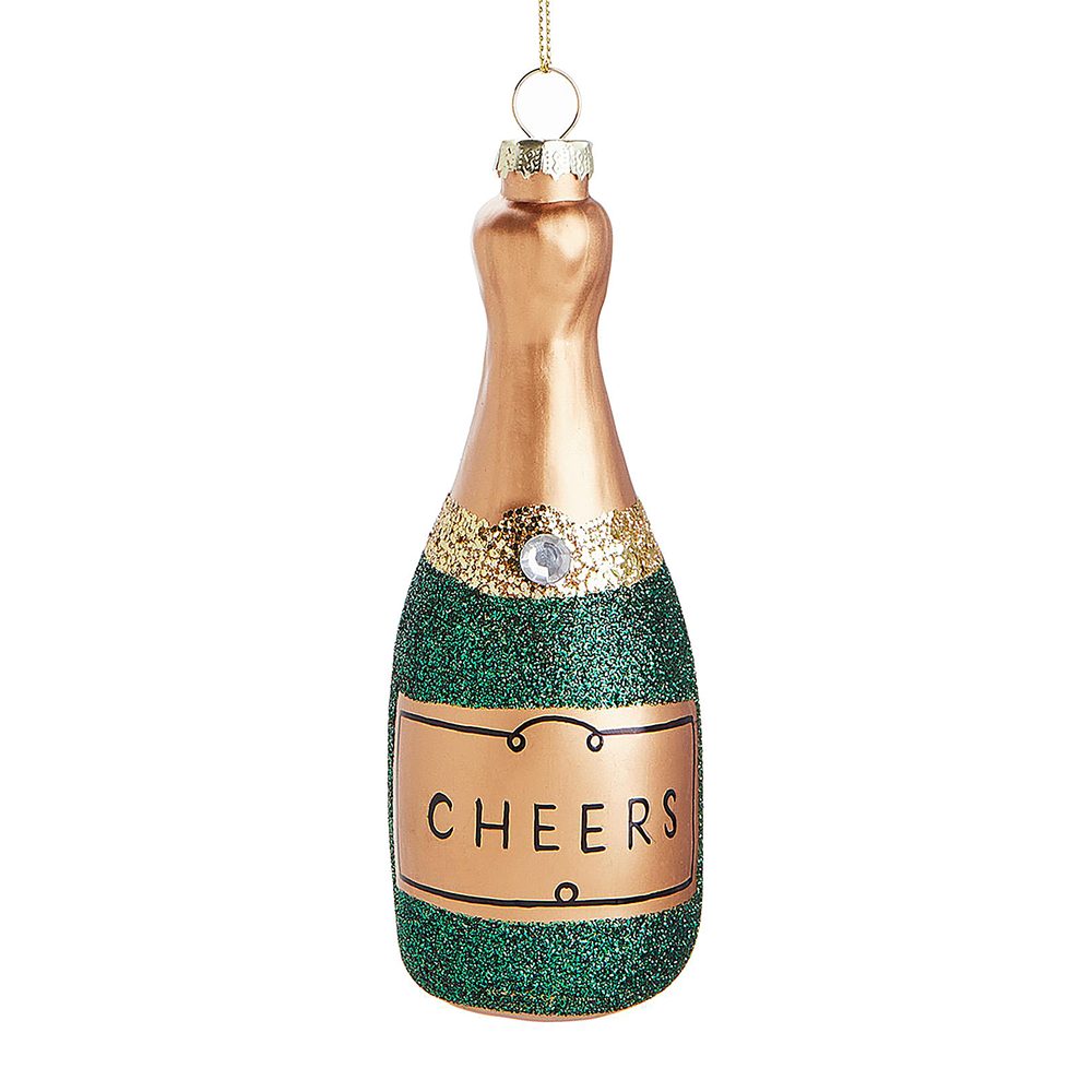 HANG ON Skleněná ozdoba "Cheers"