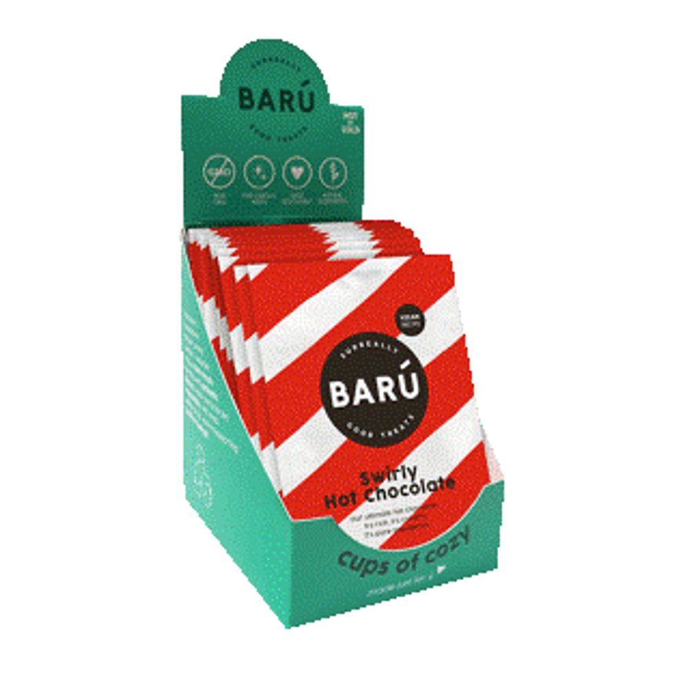 BARÚ Swirly Horká čokoláda instantní 20 g