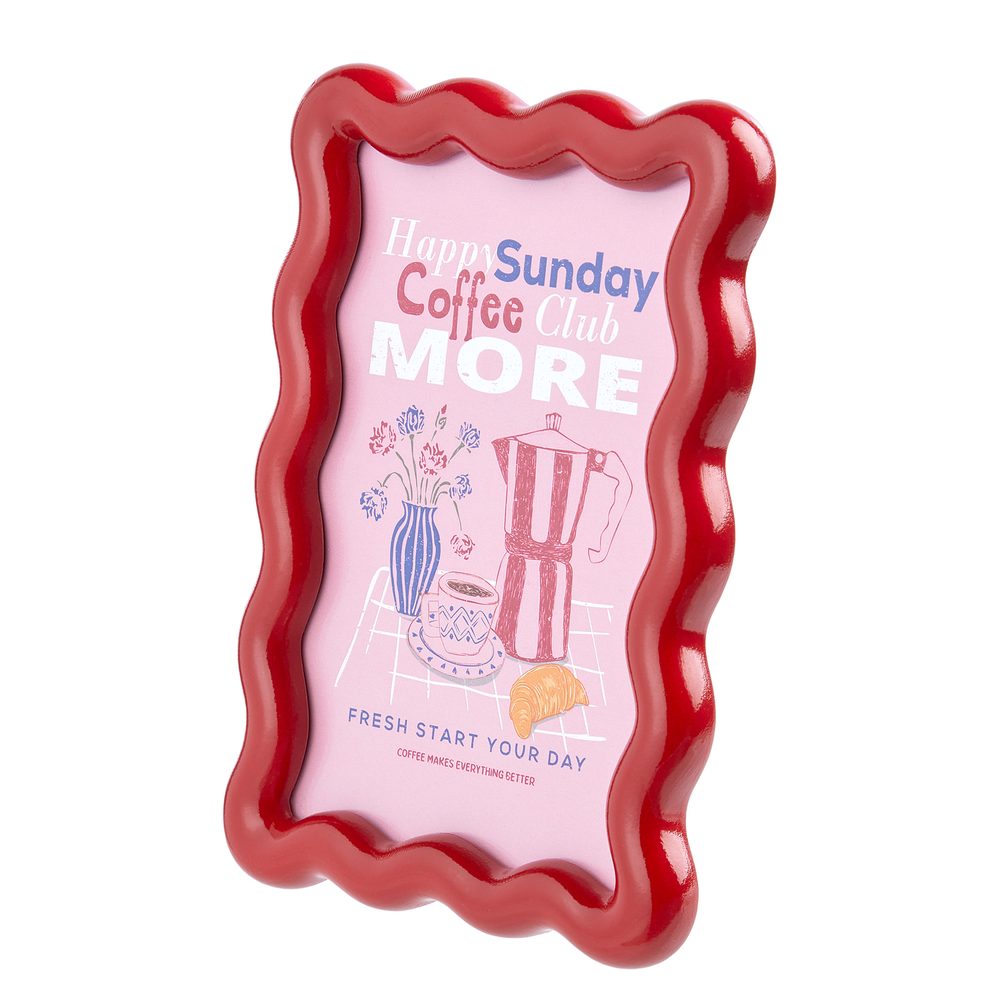 HAPPY WALLS Rámeček na fotky - červená