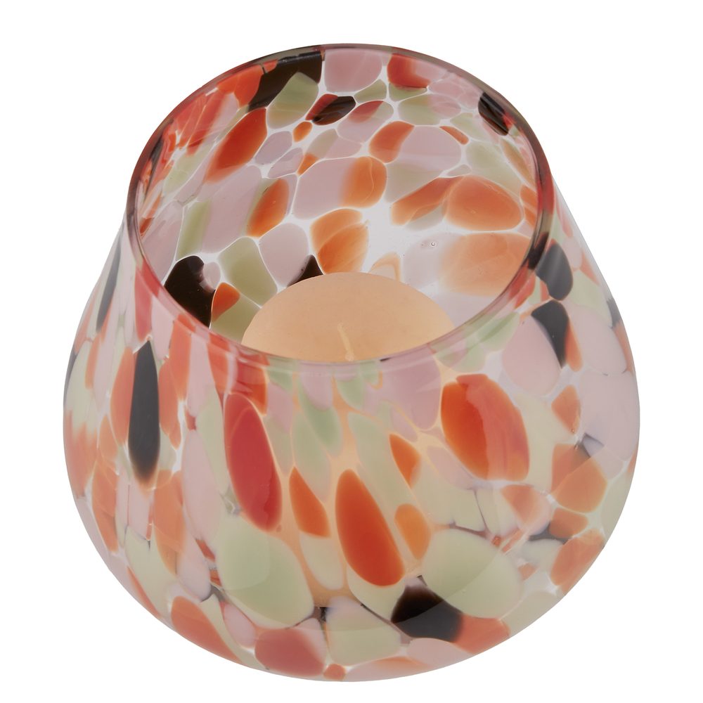 CONFETTI Lucerna 18 cm - hnědá (obrázek 3)