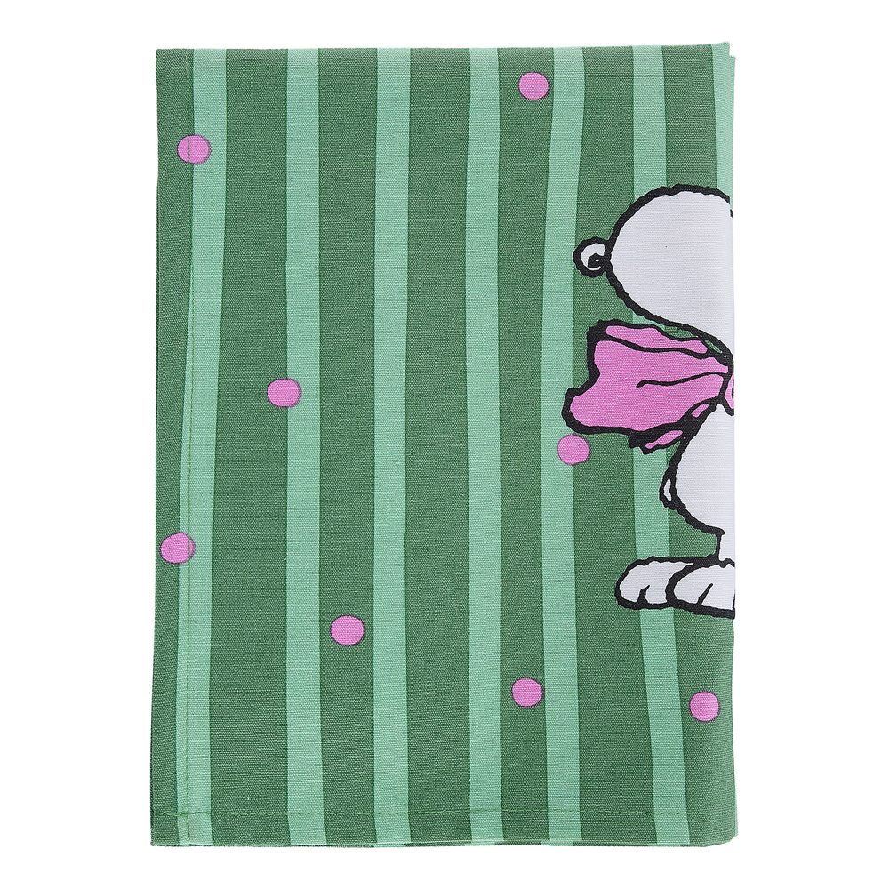 PEANUTS Utěrka Snoopy s motýlkem - zelená (obrázek 3)