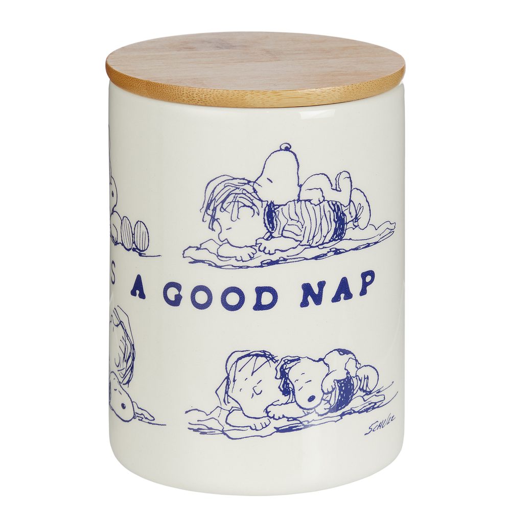 PEANUTS Dóza "A Good Nap" střední - bílá (obrázek 4)