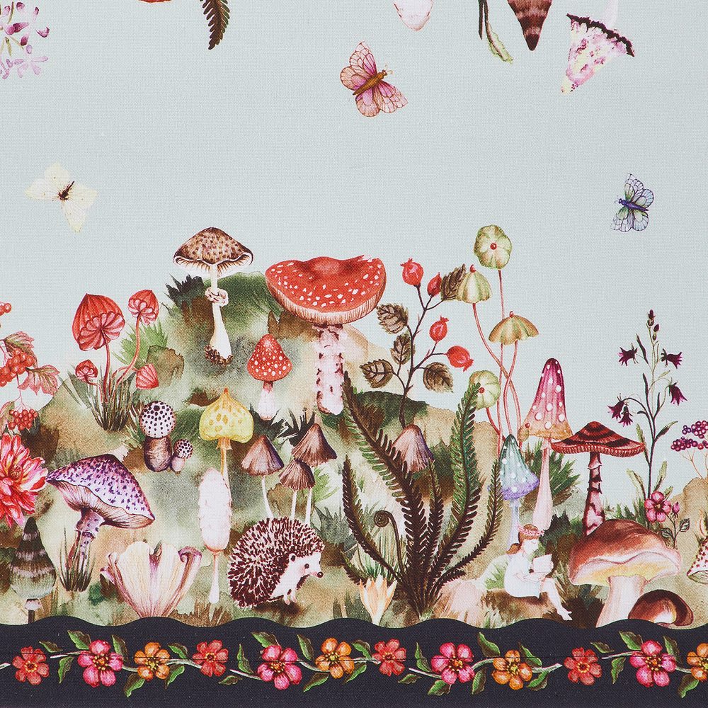 FUNGHI & FLOWERS Běhoun na stůl 50 x 160 cm (obrázek 3)