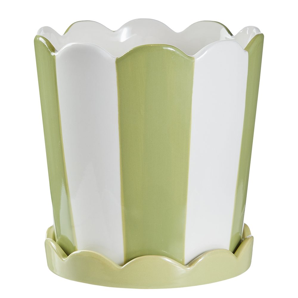 Levně SUNDAE Květináč 16 cm - zelená