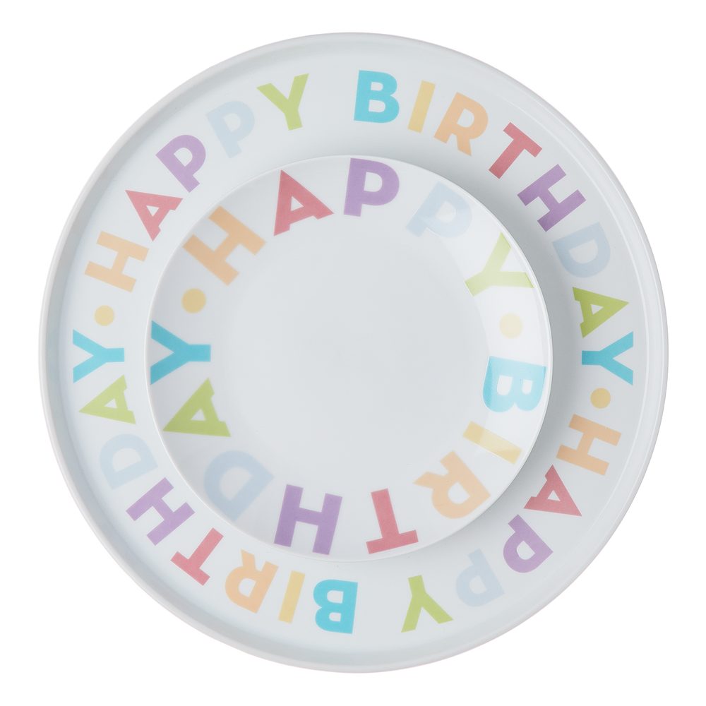 HAPPY BIRTHDAY Talíř na dort 32 cm - mix (obrázek 4)