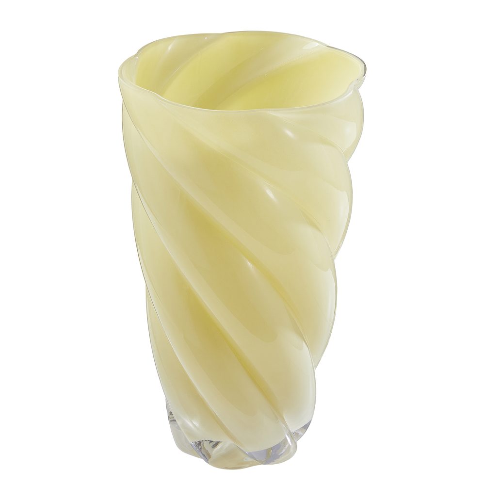 SWIRL Váza 30 cm - žlutá (obrázek 3)