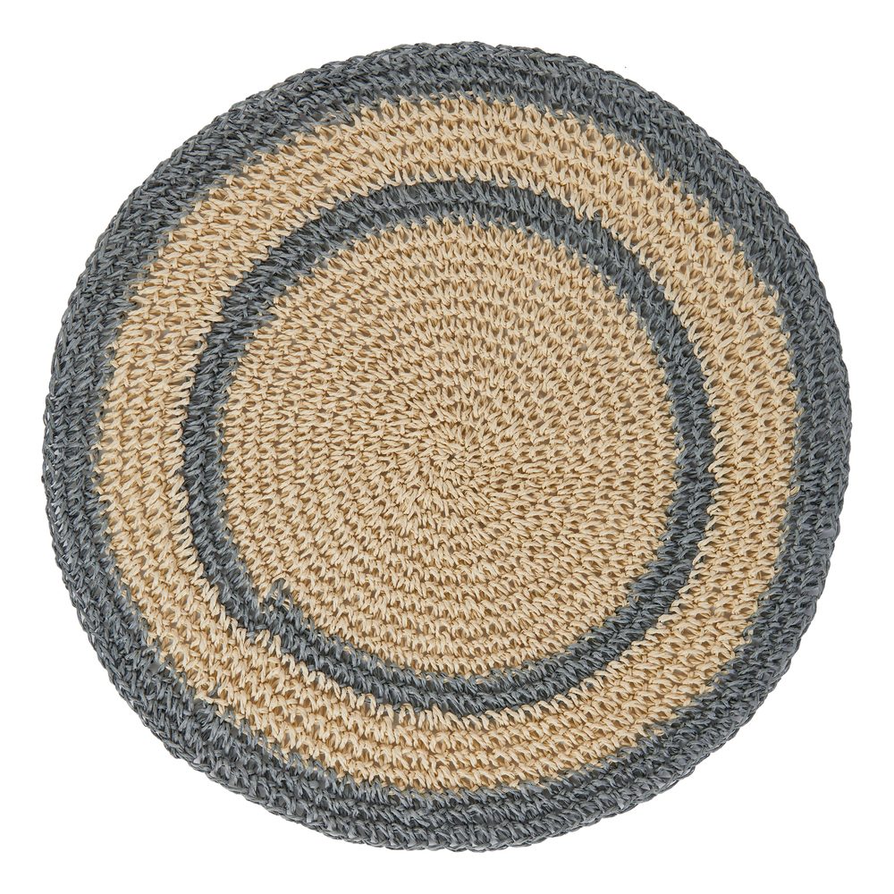 CARTAGENA Prostírání 38 cm - přírodní/černá
