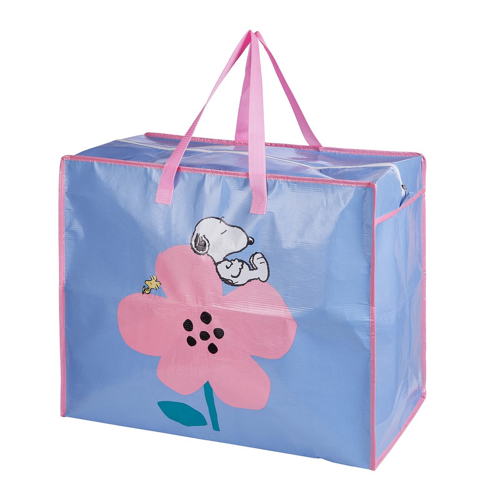 BAG ATTACK Taška JUMBO Snoopy a květina - modrá