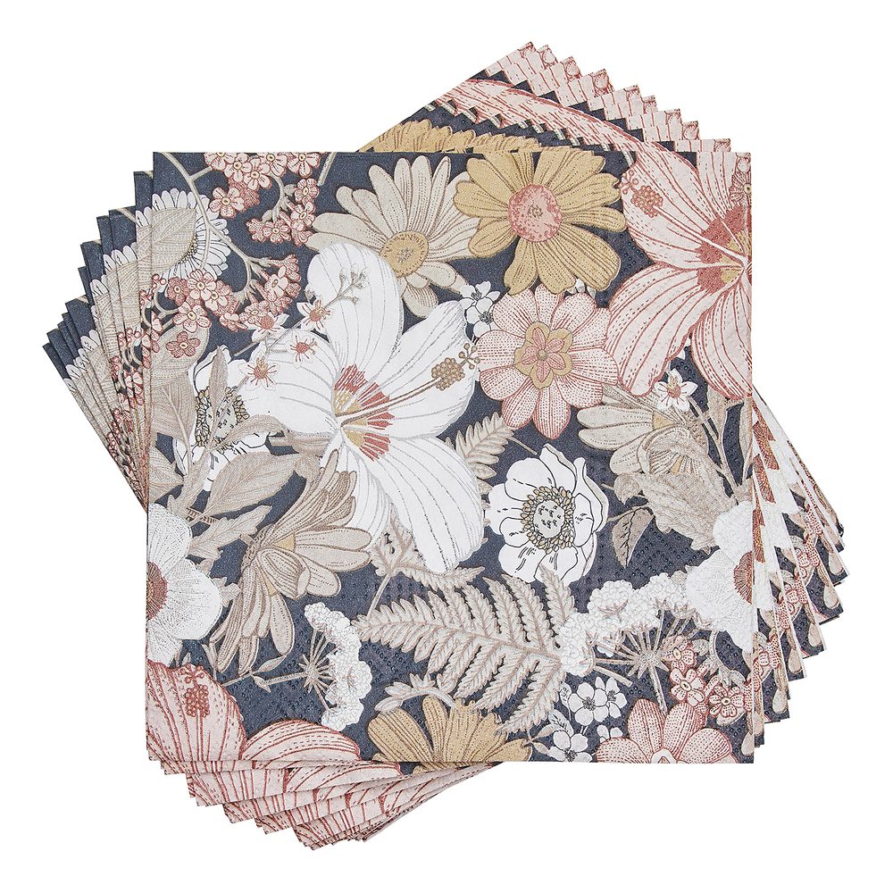 APRES Papírové ubrousky květiny