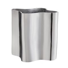 CHROME Váza 30 cm - stříbrná