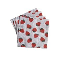 APRÈS Papírové ubrousky jahody