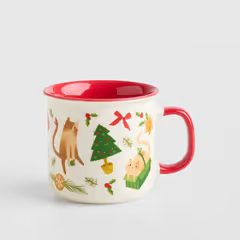 HOME & YOU Hrnek vánoční kočka 310 ml