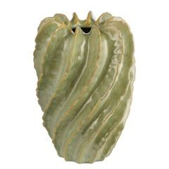 ORGANIC Váza 26 cm - zelená