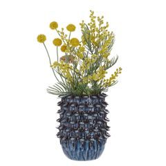 GAIA Váza 20 cm - tm. modrá