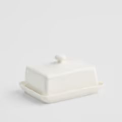 Keramická miska na máslo HOME &amp; YOU 16 cm , bílá