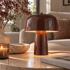 LOOMY Stolní lampa - hnědá