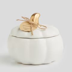 HOME & YOU Vonná svíčka dýně "Spicy Pumpkin" - bílá