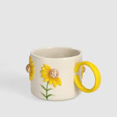 Keramický hrnek HOME &amp; YOU 370ml , slunečnice