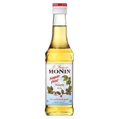 MONIN Sirup lískový oříšek bez cukru 0,25 l