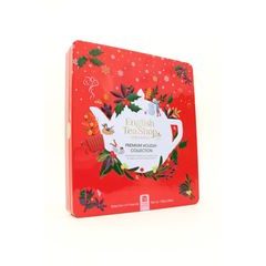 ENGLISH TEA SHOP Dárková čajová kazeta "Premium holiday collection" 72 ks - červená