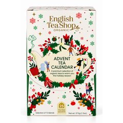 ENGLISH TEA SHOP adventní kalendář 25 ks - bílá