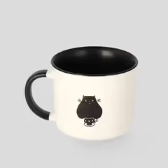 HOME & YOU Hrnek kočka v šálku 250 ml - bílá