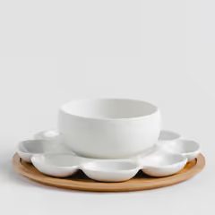 HOME & YOU Talíř na vejce - bílá